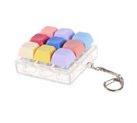 LUOFENG Portachiavi a forma di tastiera, con interruttori, con interruttore meccanico, antistress, per uomini e donne