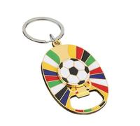 LUOFENG Portachiavi in lega con apribottiglie per eventi calcistici 2026, design compatto per chiavi, zaini o portafogli