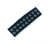 LUOFENG Punk Ragazza Fasce Elastiche Con Occhielli Cavati Per Steampunk E Metallo Rock Party Wear Donne Accessori Moda