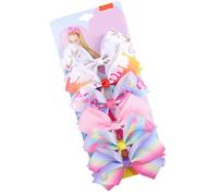 LUOFENG Set di 6 fermagli per capelli per bambini, morbidi fermagli per capelli, design antiscivolo, ornamento per bambini, ragazze e ragazzi