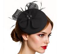 LUOFENG Set di accessori per capelli da donna e copricapo con perline, elegante accessorio per capelli per matrimoni e feste a tema