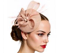 LUOFENG Set di accessori per capelli da donna e copricapo con perline, elegante accessorio per capelli per matrimoni e feste a tema