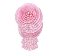 LUOFENG Spilla floreale, alla moda, pieghettata, con grande fiore, spilla esagerata piegata, spilla a forma di fiore per vestito e camicia, ornamento da donna