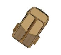 LUOFENG Zaino multifunzionale per attrezzi da pesca, borsa a tracolla staccabile, per esche da pesce, borsa a scomparti multipli