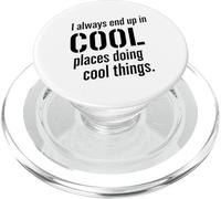 Luoghi freddi Cool Things Citazione Avventura Detto PopSockets PopGrip per MagSafe