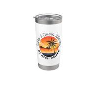 Luogo segreto Isole Turks & Caicos Bicchiere termico in acciaio inox doppia parete