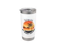 Luogo segreto Vieques Bicchiere termico in acciaio inox doppia parete