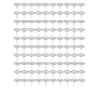 Luoilba Ganci da soffitto, confezione da 100, dischi da 2 cm | Questa confezione da 100 include dischi da 2 cm e ganci trasparenti e discreti, ideali per matrimoni