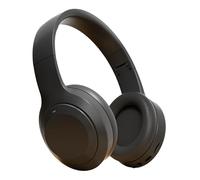 Luojuny Cuffie wireless Cuffie con supporto scheda TF Compatibile con Bluetooth Ricarica di tipo C Cancellazione attiva del rumore Audio sopra l'orecchio per la riproduzione musicale Nero