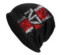 LUOJZGUMU Cappelli Personalizzati Mass Effect N7 Emblema N7 Skullies Berretti Cappelli a Maglia Cappello Giochi Militari Videogiochi Militari Cappelli da Sci da Outdoor