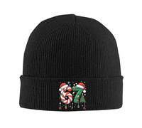 LUOJZGUMU Femmina Maschio 67 Meme Sei Sette per Natale Cappelli a Berretti a Maglia Divertenti Cappelli Hippie Autunnali Cappellini Elastici Personalizzati