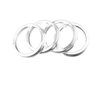 LUOKEKE Anelli di Centraggio 4pcs Auto Mozzo Ruota in Lega di Alluminio Centric Anelli Foro Centrale 75.1-54.1 .1-56 1-57 1-60(75.1-57.1)