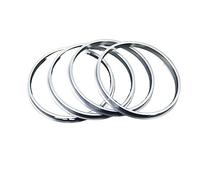 LUOKEKE Anelli di Centraggio Anelli centrici del mozzo della Ruota Lega di Alluminio dell'automobile Foro Centrale 4 Pezzi Set 73.1-67.1 .1-66 1-65 1-64 1-60 1-57(73.1-54.1)