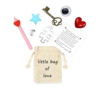 LUOKIFUR Buona Fortuna Significato Borsa Piccola Accessorio Regalo Ricordo Fortunato Amicizia/Regalo Mi manchi Buona Fortuna per l'esame Regalo di positività (Love Bag)
