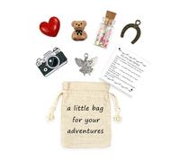 LUOKIFUR Piccola borsa avventurosa souvenir regalo per chi ama i viaggi e l'avventura regalo ispiratore (avventure)