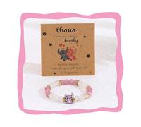 LUOKIFUR Stitch - Braccialetto elastico con perle - Regali per donne, sorelle, migliori amici e relazioni a lunga distanza, Einheitsgrösse, Metallo, Nessuna pietra preziosa