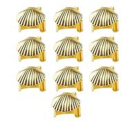 luolety Estintore automatico per candele, 10 pezzi, oro estintore per candele, anello svedese, estintore per spegnere in modo sicuro la fiamma della candela