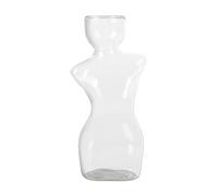 luolety Vaso per semi di avocado con corpo donna, vaso trasparente per fiori di avocado, vaso per piante in crescita, kit per la coltivazione di vasi idroponici in vetro, vaso per piante da interno ed