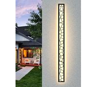 LUOLONG Lampada da parete lunga a LED Lampada da parete impermeabile IP67 Lampada da parete lunga a led Lampade da parete per esterni Villa Lampade da parete lunghe antracite-150cm,luce calda