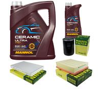 L'Uomo Che Andò IN Fumo Controllo Set 6L mannol Ceramica 5W-40 per Audi A6 1.9