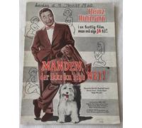 L'uomo che non poteva dire di no Rühmann Vintage 1958 Danish Movie Program