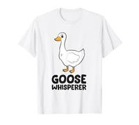 L'uomo che sussurra alle oche ama gli uccelli oche Maglietta