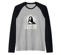 l'Uomo di Galilea iconico Cristiano Fede Spirituale Design Maglia con Maniche Raglan