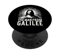 L'uomo di Galilea iconico cristiano fede spirituale design PopSockets PopGrip Adesivo