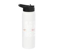 L'uomo dietro il DJ musicale Stainless Steel Insulated Water Bottle