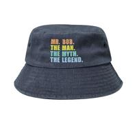 l'Uomo, Il Mito, La Leggenda Donne Uomo Cotone Cappello da Sole Protezione Solare Cappello da Pescatore Confortevole Bucket Hat per Estate Pesca All'Aperto