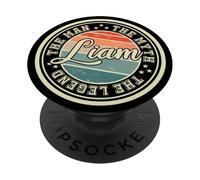 L'uomo il mito la leggenda Liam divertente dice nome PopSockets PopGrip Adesivo
