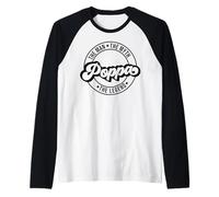 l'Uomo. Il Mito. Poppa. La Leggenda. Padre papà Dada Luv Maglia con Maniche Raglan