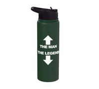 L'uomo la leggenda Stainless Steel Insulated Water Bottle