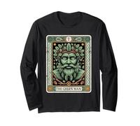 L'uomo verde Foresta Spirito Natura Guardian Tarocchi Arte Maglia a Manica
