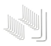 Luomorgo 20 chiavi a brugola da 2,5 mm, a forma di L, chiave esagonale in acciaio resistente, per riparazioni, installazione