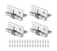 Luomorgo 4 cerniere a molla per armadietti, lunghezza 1,5 cm, in acciaio inox, chiusura automatica