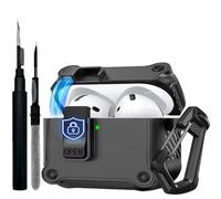 Luonaa Compatibile con AirPods Pro 2nd/1st Case Custodia Protettiva con Kit di Pulizia, Custodia Rigida di Protezione Antiurto per Tutto il corpo, Compatibile con Custodia AirPod Pro (2023/2022/2019)