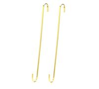 LuoQiuFa Ganci a S extra large da 40,6 cm, resistenti e lunghi ganci a S per appendere piante da cucina, utensili, pergola, armadio, cesto per fiori, giardino, interni ed esterni (confezione da 2)