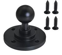 LUORNG 1 Set Universale Testa A Sfera Montaggio 17mm Base con Viti Autofilettanti Sfera di Montaggio Metallo per Collegamento Camera Treppiede Connettori Parete Desktop Esterno Base Fissa