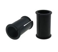 LUORNG 2 guarnizioni in gomma per microfono da 44 mm, colore nero, per microfono con supporto ammortizzante per Sony Camcorder Rode NTG SennheiserMKH Gun Mic FX3FS7 FX6 FX8 FX9