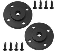 LUORNG 2 Set 1/4 "Filettatura Treppiede Adattatore Supporto Piastra di Montaggio a Parete Universale Montaggio A Parete Staffa Microfono In Lega di Alluminio per Monitor Luce Flash DSLR Diametro 40mm