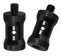 LUORNG 2 viti di conversione per supporto leggero, adattatore universale per treppiede con foro da 1/4 femmina a 1/4 maschio per adattatori per supporto leggero, teste a sfera, trigger flash,