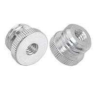 LUORNG 2PCS 1/4 '' femmina a 5/8 '' maschio filettato vite adattatore per microfono stand Mount treppiede adattatore livello laser