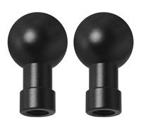 LUORNG 2PCS Testa a Sfera a 1/4 Femmina Staffa Foto Accessori di Conversione In Lega di Alluminio 17mm Trasmissione Diretta Staffa Accessori Staffa di Montaggio Del Telefono Mobile per Fotocamera