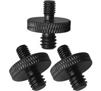 LUORNG Adattatore per staffa per proiettore, accessorio fotografico, convertitore a vite per treppiede per fotocamera cardanica, treppiede per microfono, adattatore da 1/4 a M5, nero