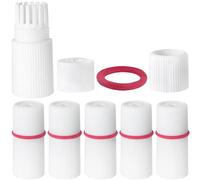 LUORNG Set di 6 cappucci impermeabili per cavi di rete, 4 pezzi per set, adatti per telecamera CCTV esterna, protezione da vento e pioggia, colore: bianco