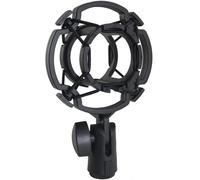 LUORNG Supporto universale per microfono Shock Mount Microfono Lazy Stand pieghevole Cantilever Disc Supporto per microfono regolabile Diametro da 1,69 a 1,9 pollici Studio Condensatore Microfono