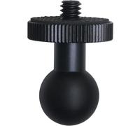 LUORNG Testa a sfera a vite da 1/4 17 mm in lega di alluminio per moto staffa di navigazione per telefono cellulare retrofit fotocamera sportiva adattatore accessori per tablet registratore clip
