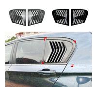 LUORTRY Feritoia per lunotto Posteriore per Auto per BMW 1 Series F20 LCI 118i 120i 125i 2011-2019, Copertura Decorativa Spoiler Coda Laterale Triangolo persiana,A Gloss Black