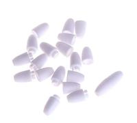 luosh 10 Pezzi Fermagli Perline Barrel Connettori Chiusura di Sicurezza Corda di plastica Connettore per la dentizione Gioielli Collana Fibbia